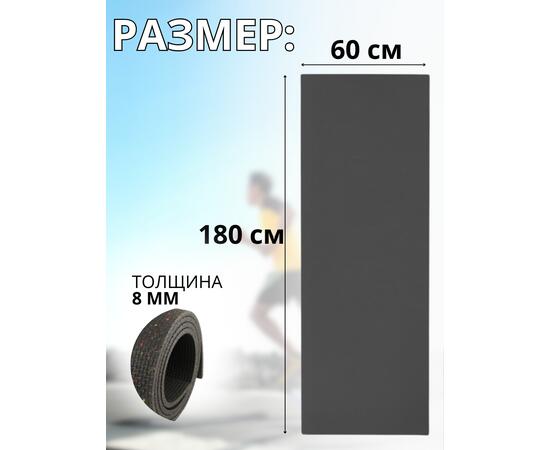 Коврик туристический ISOLON Decor Калейдоскоп 1800х600х8 т.сер, фото , изображение 4