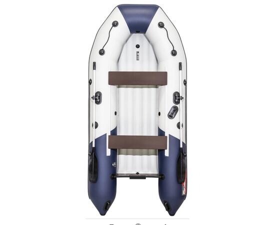Надувная лодка Таймень NX 3600 НДНД светло-серый/синий, фото 