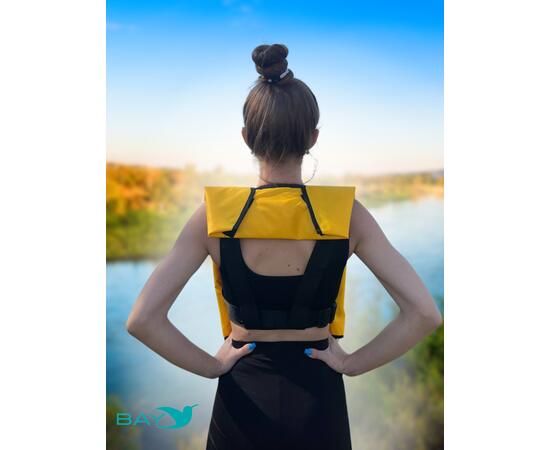 Жилет самонадувающийся спасательный LifeJacket желтый, Цвет: желтый, фото , изображение 7