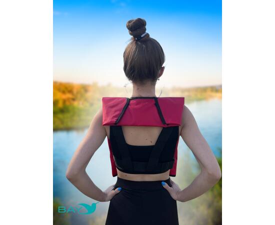 Жилет самонадувающийся спасательный LifeJacket красный, Цвет: красный, фото , изображение 7