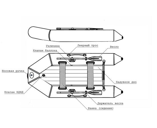 Лодка ПВХ Big Boat T310НД, фото , изображение 8
