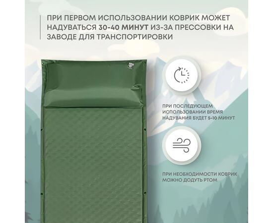 Коврик туристический RSP Sunny 75, зеленый, фото , изображение 9