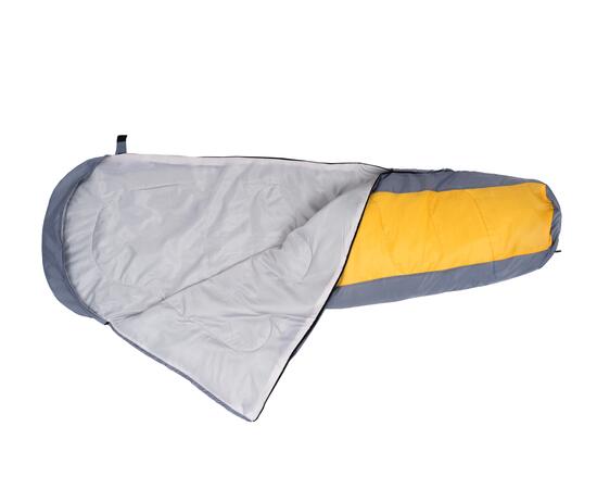 Спальный мешок ACAMPER BERGEN 300г/м2 (gray-orange), Цвет: серо-оранжевый, фото , изображение 4