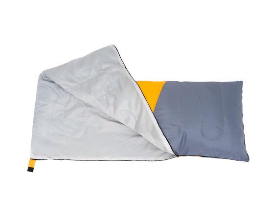 Спальный мешок ACAMPER BRUNI 300г/м2 (gray-orange), Цвет: серо-оранжевый, фото , изображение 4