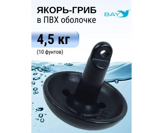 Якорь для лодки ПВХ гриб 4.5 кг (10 фунтов), фото 