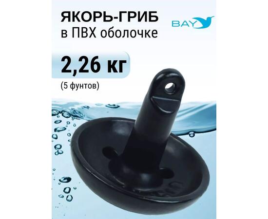 Якорь для лодки ПВХ гриб 2.26 кг (5 фунтов), фото 