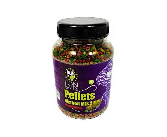 Пеллетс методный Method Mix pellets "Клубника" 2мм - 300гр (банка), Цвет: микс, Вкус: клубника, фото 
