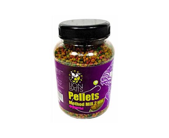 Пеллетс методный Method Mix pellets "Фрукты" 2мм - 300гр (банка), Цвет: микс, Вкус: Фрукты, фото 