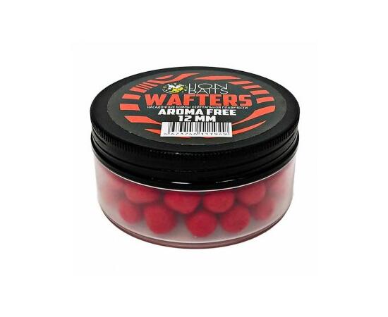 Бойлы нейтральной плавучести (Wafters) "Aroma Free" (без аромы) красный 12мм, Цвет: красный, Диаметр (мм): 12, фото 