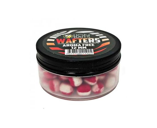 Бойлы нейтральной плавучести (Wafters) "Aroma Free" (без аромы) красно-белый 12мм, Цвет: красно-белый, Диаметр (мм): 12, фото 