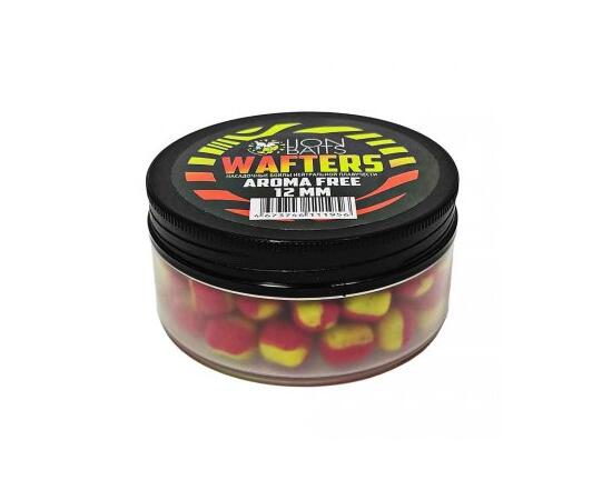 Бойлы нейтральной плавучести (Wafters) "Aroma Free" (без аромы) желто-красный 12мм, Цвет: желто-красный, Диаметр (мм): 12, фото 