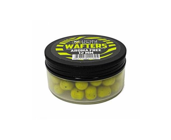 Бойлы нейтральной плавучести (Wafters) "Aroma Free" (без аромы) желтый 12мм, Цвет: желтый, Диаметр (мм): 12, фото 