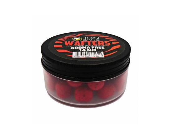 Бойлы нейтральной плавучести (Wafters) "Aroma Free" (без аромы) красный 14мм, Цвет: красный, Диаметр (мм): 14, фото 