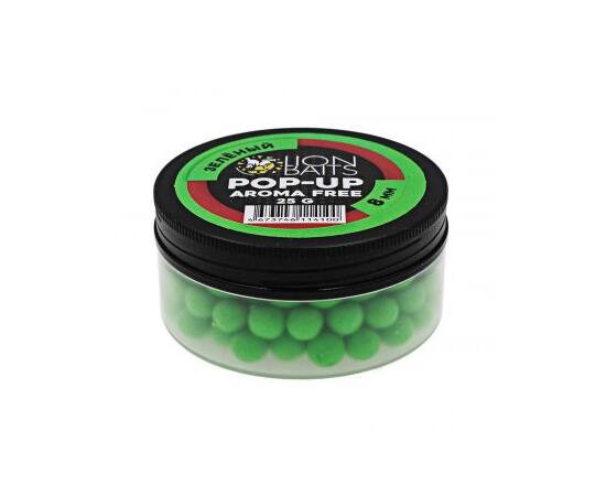 Lion Baits Бойлы плавающие Pop-Up "Aroma Free" (без аромы) зеленый 8 мм, Цвет: зеленый, Диаметр (мм): 8, фото 