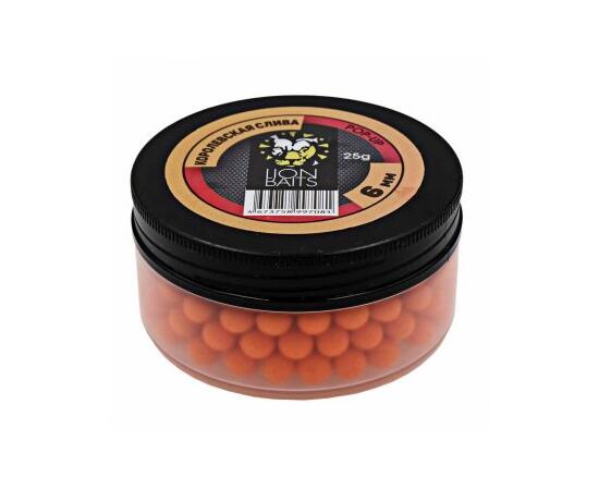 Lion Baits Бойлы плавающие Pop-Up "Королевская слива" 6 мм - 25гр, фото 