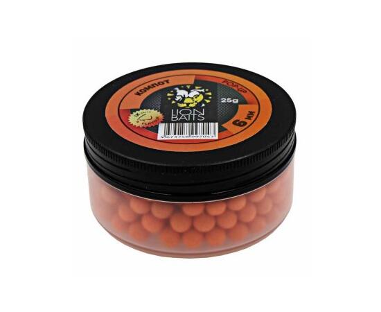 Lion Baits Бойлы плавающие Pop-Up "Компот" 6 мм - 25гр, фото 