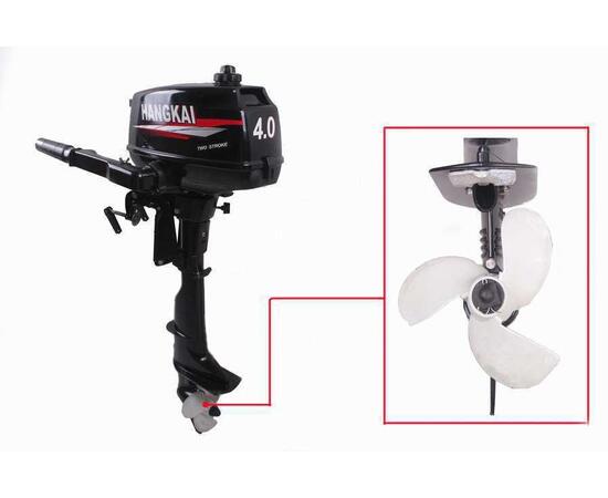 Лодочный мотор Hangkai 4.0HP 2-х тактный, фото , изображение 3