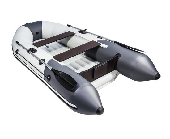 Надувная лодка Таймень NX 2800 НДНД, Расцветка: светло-серый-графит, Количество пассажиров: 3, фото , изображение 4
