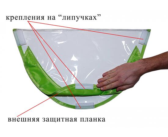 Прозрачное окно для палаток серии Лотос Куб (-40°С), фото , изображение 4