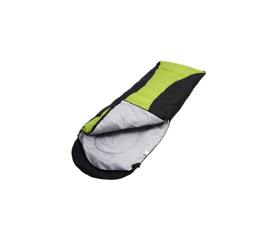 Спальный мешок ACAMPER HYGGE 2*200г/м2 (black-green), Цвет: черно-зеленый, фото , изображение 2