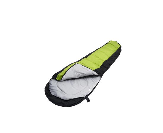 Спальный мешок ACAMPER NORDLYS 2*200г/м2 (black-green), Цвет: черно-зеленый, фото , изображение 2