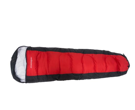 Спальный мешок ACAMPER NORDLYS 2*200г/м2 (black-red), Цвет: черно-красный, фото , изображение 3