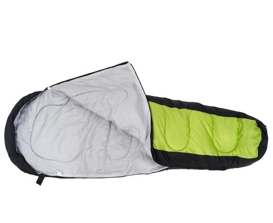 Спальный мешок ACAMPER NORDLYS 2*200г/м2 (black-green), Цвет: черно-зеленый, фото , изображение 4