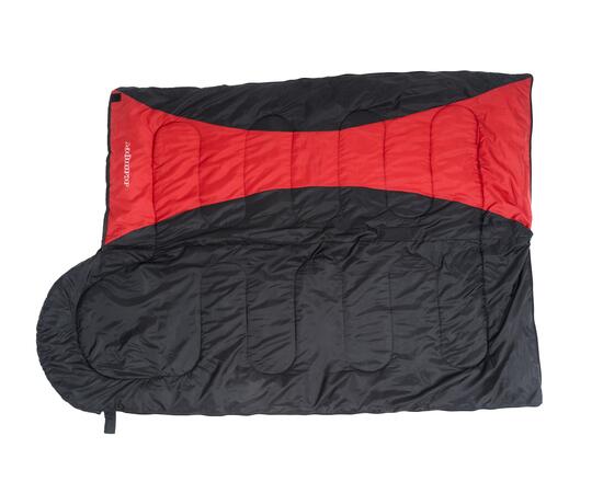Спальный мешок ACAMPER HYGGE 2*200г/м2 (black-red), Цвет: черно-красный, фото , изображение 4