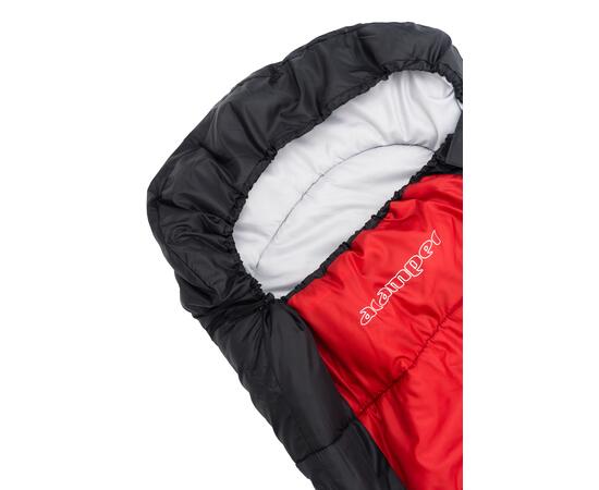 Спальный мешок ACAMPER NORDLYS 2*200г/м2 (black-red), Цвет: черно-красный, фото , изображение 5