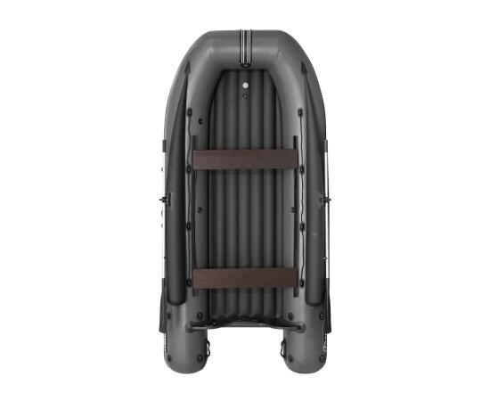 Надувная лодка Фрегат 390 Air F (НДНД) с фальшбортом Серый, фото , изображение 8