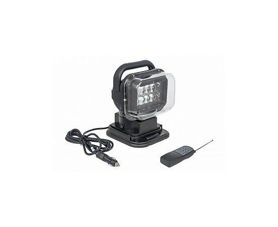 Фара-искатель Bay 12V 50W LED с дистанционным управлением, черный (200х240х200мм) (арт.CH001-BL), фото , изображение 3