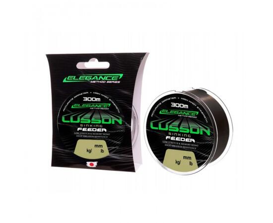 ELEGANCE METHOD Леска Lusson Sinking Feeder 300м 0,28мм 6,84кг, Диаметр лески: 0.28 мм, Размотка: 300 м, фото 
