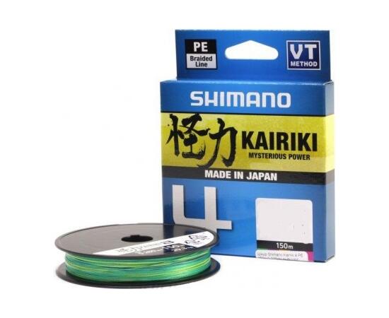 Шнур плетеный SHIMANO Kairiki 4 150m 0,315mm 29,9kg Multi Color, фото 