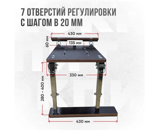 Кресло Кокпит Lite в комплекте с опорой с занижением 60 мм., (нерж.), камуфляж (нато), Цвет: камуфляж нато, фото , изображение 8
