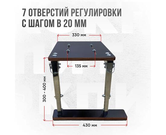 Кресло Кокпит Lite в комплекте с опорой (нерж.), красный, Цвет: красный, фото , изображение 8