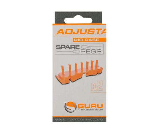 Поводочница GURU Adjustable Rig Case Spare Peg Orange, фото 