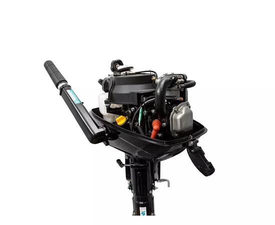 Лодочный мотор Hidea HDF5HS PRO (6 л.с.) с баком, фото , изображение 4