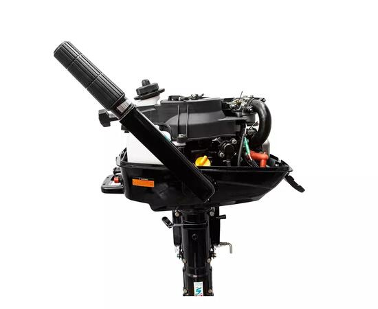Лодочный мотор Hidea HDF5HS PRO (6 л.с.) с баком, фото , изображение 6