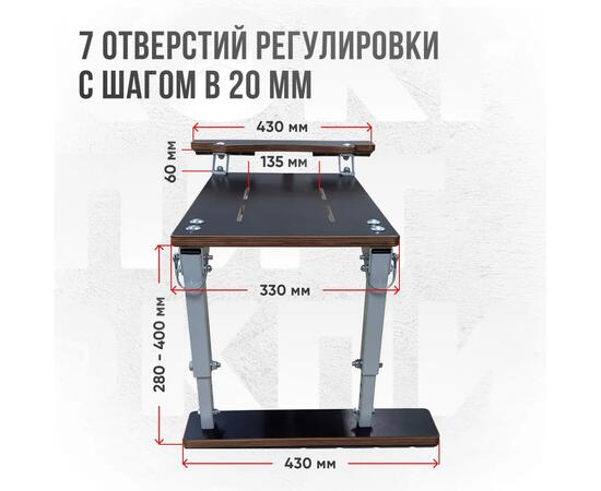 Кресло Кокпит Lite в комплекте с опорой (сталь), синий, Цвет: синий, фото , изображение 6