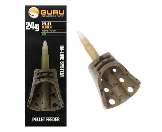 Кормушка Guru Hybrid Pellet Feeder Inline Mini 24г, фото 