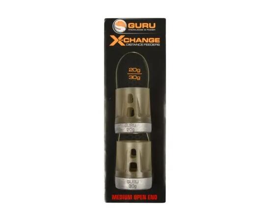 Кормушка Guru X-Change Distance Feeder Solid Medium 20гр + 30гр, Размер: Medium, Вес: 20гр + 30гр, фото 