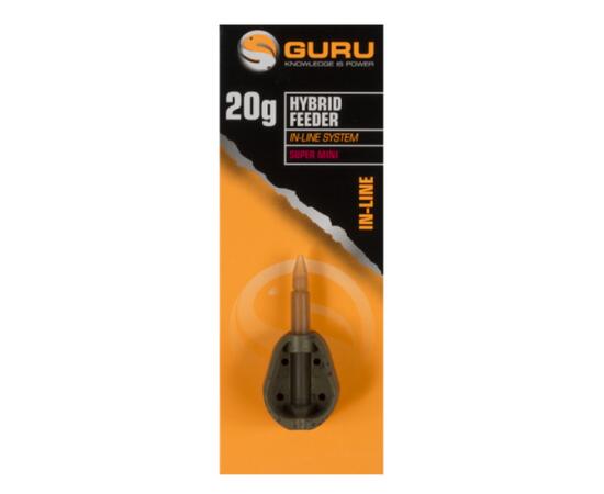 Кормушка Guru Extra Distance Hybrid Feeder Super Mini 20гр, Размер: super mini, Вес: 20 г, фото 