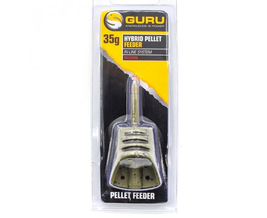 Кормушка Guru Hybrid Pellet Feeder Inline Small 35гр, Размер: small, Вес: 35 г, фото 