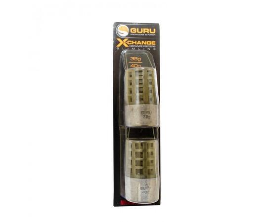 Кормушка Guru Slimline X-Change Distance Feeder Medium 35гр + 40гр, Размер: Medium, Вес: 35гр + 40гр, фото 