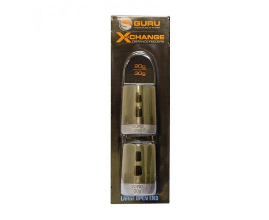Кормушка Guru X-Change Distance Feeder Solid Large 20гр + 30гр, Размер: Large, Вес: 20гр + 30гр, фото 