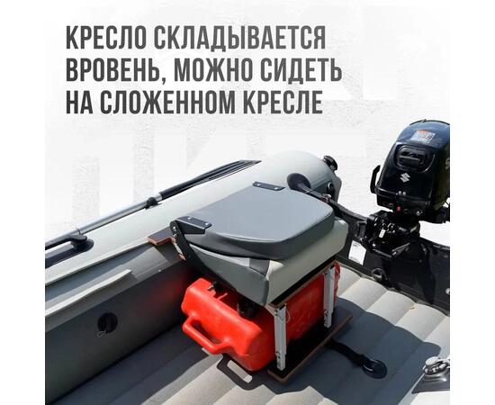 Кресло Кокпит Pro мягкое формованное ППУ, серый комби, Цвет: серый комби, фото , изображение 5