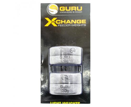 Сменный груз для кормушек Guru X-Change Distance Feeder Weights Light 20гр + 30гр, фото 