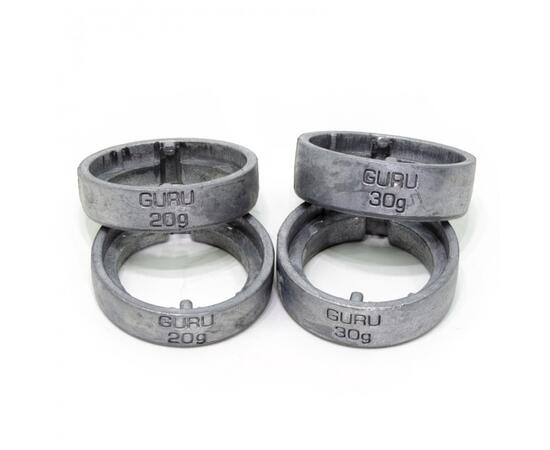Сменный груз для кормушек Guru X-Change Distance Feeder Weights Light 20гр + 30гр, фото , изображение 2