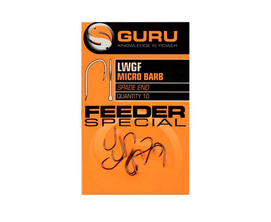 Крючок Guru LWGF Feeder Special Barbed №18 с микробородкой, фото 