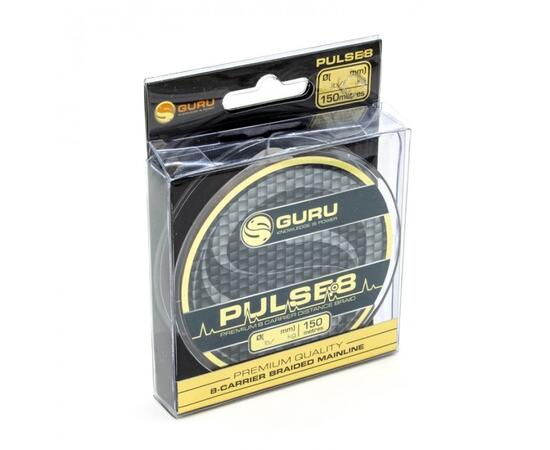 Шнур плетеный Guru Pulse 8 Braid 0,12мм 150м, Расцветка: темно-коричневый, Диаметр лески: 0,12 мм, фото 